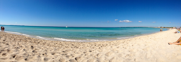 Es Trenc - ein Traumstrand auf Mallorca, wo das faulenzen richtig Spass macht...