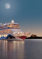 Eines der vielen Kreuzfahrtschiffe der Aida Flotte im Hafen von Palma!