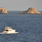 Vorbei an den Islas Malgrats hinaus auf´s offenen Meer...