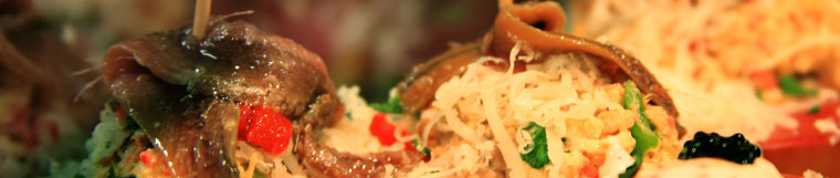 Tapas gibt´s in unzähligen Variationen... natürlich auch als belegtes Brötchen!