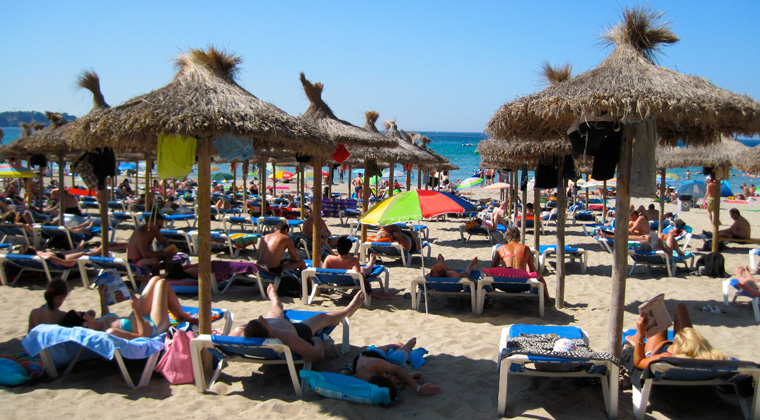So sehen zurzeit die Strände auf Mallorca aus...