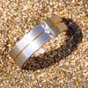 Unsere Ringe im hawai'ianischen Sand!