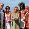 Unsere Trauzeugen Arabelle, die auch unsere unvergessliche Traumhochzeit organisiert hat und Vene mit unserem Ohana Richardo!
